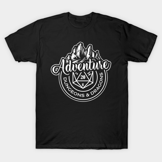 DnD Design Adventure T-Shirt by OfficialTeeDreams